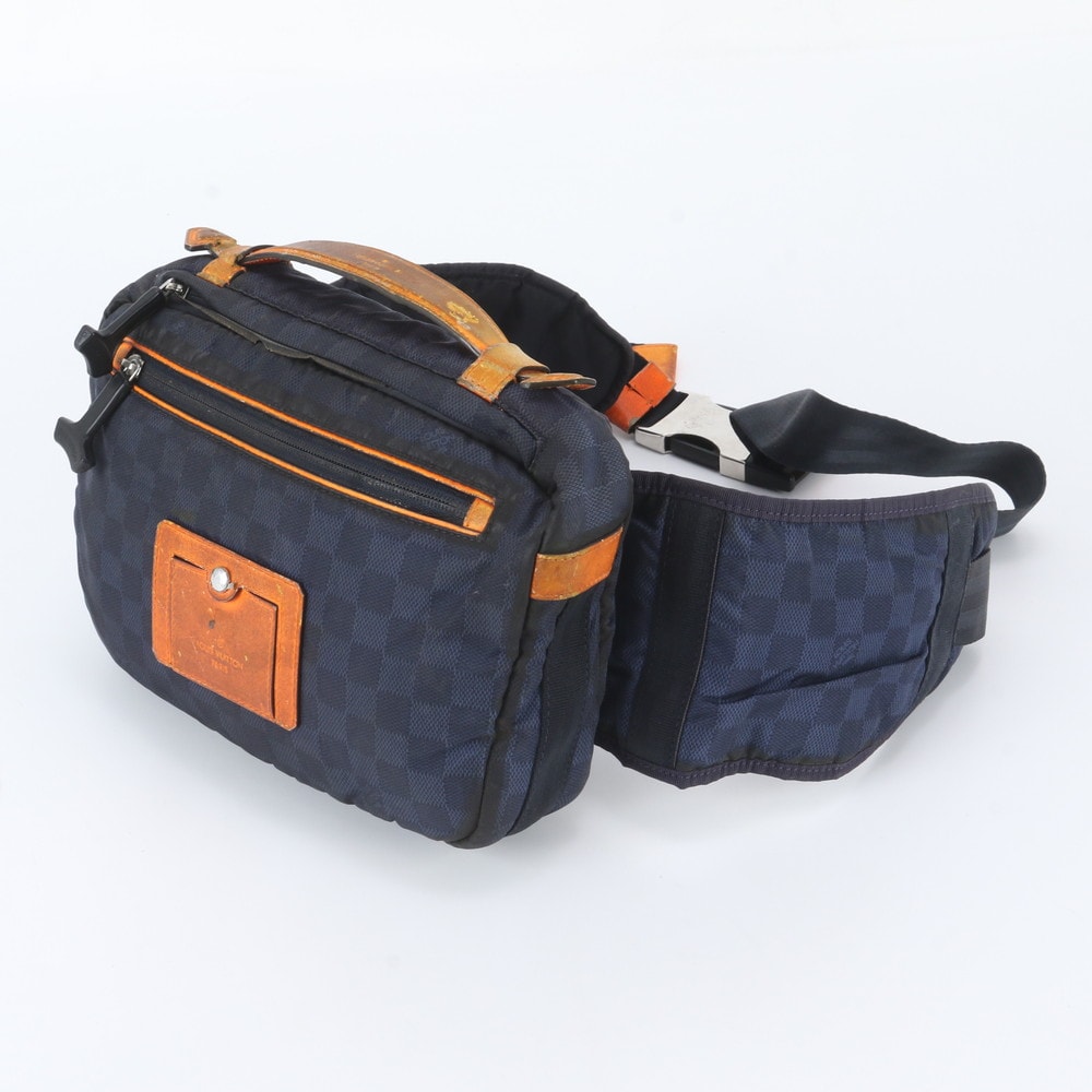 ■美品 ルイヴィトン ダミエ バムバッグ チャレンジ N41246 ボディバッグ