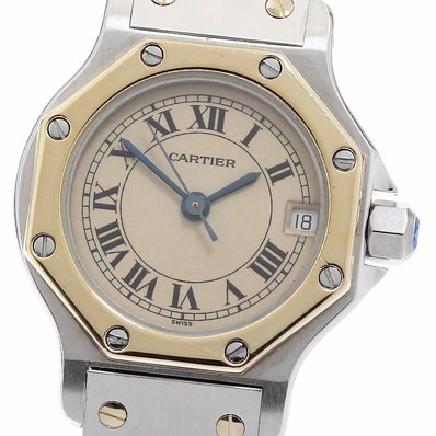 カルティエ サントスオクタゴンSM W2001683 レディース 【中古】