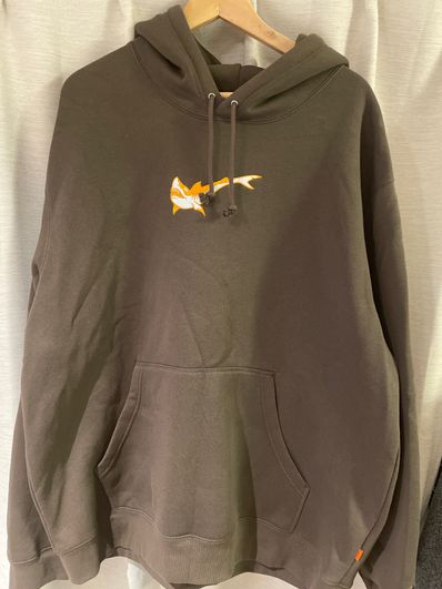 Nike SB OSKI FLEECE SKATE PULLOVER HOODED SWEATSHIRT "Grey Heather"