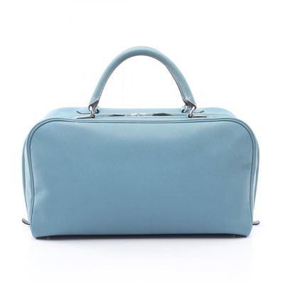 エルメス HERMES サックアンヴィ36 ハンドバッグ バッグ レザー カーフ(牛革) ヴォーエプソン ヴォーエプソン ブルージーン □J刻印(2006年製造) レディース ブルー系 【中古】