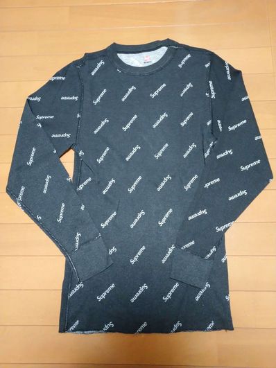 Supreme x Hanes Thermal Crew (1 Pack) "Black" (20FW)