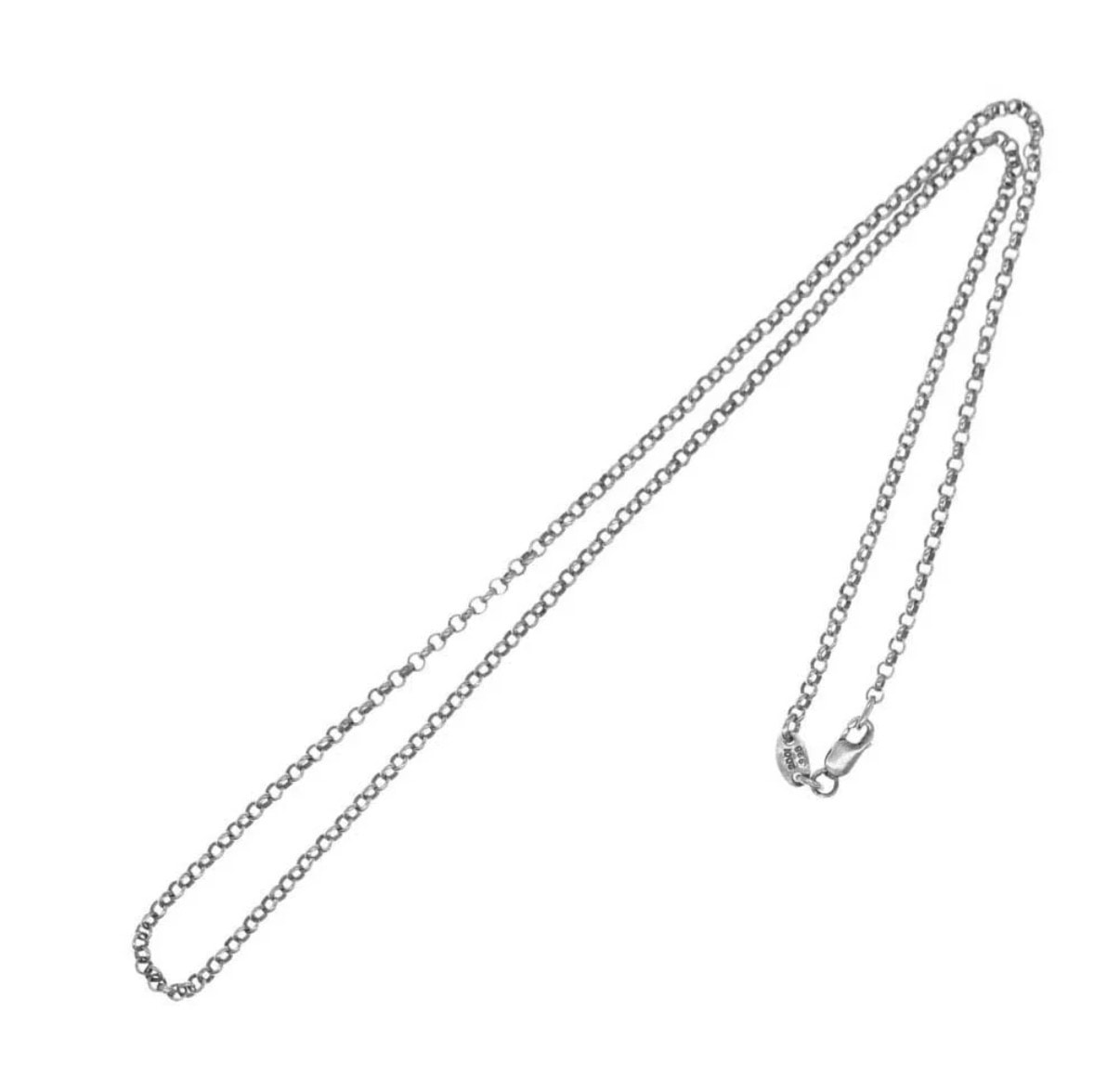 Chrome Hearts Roll Chain Necklace "Silver"