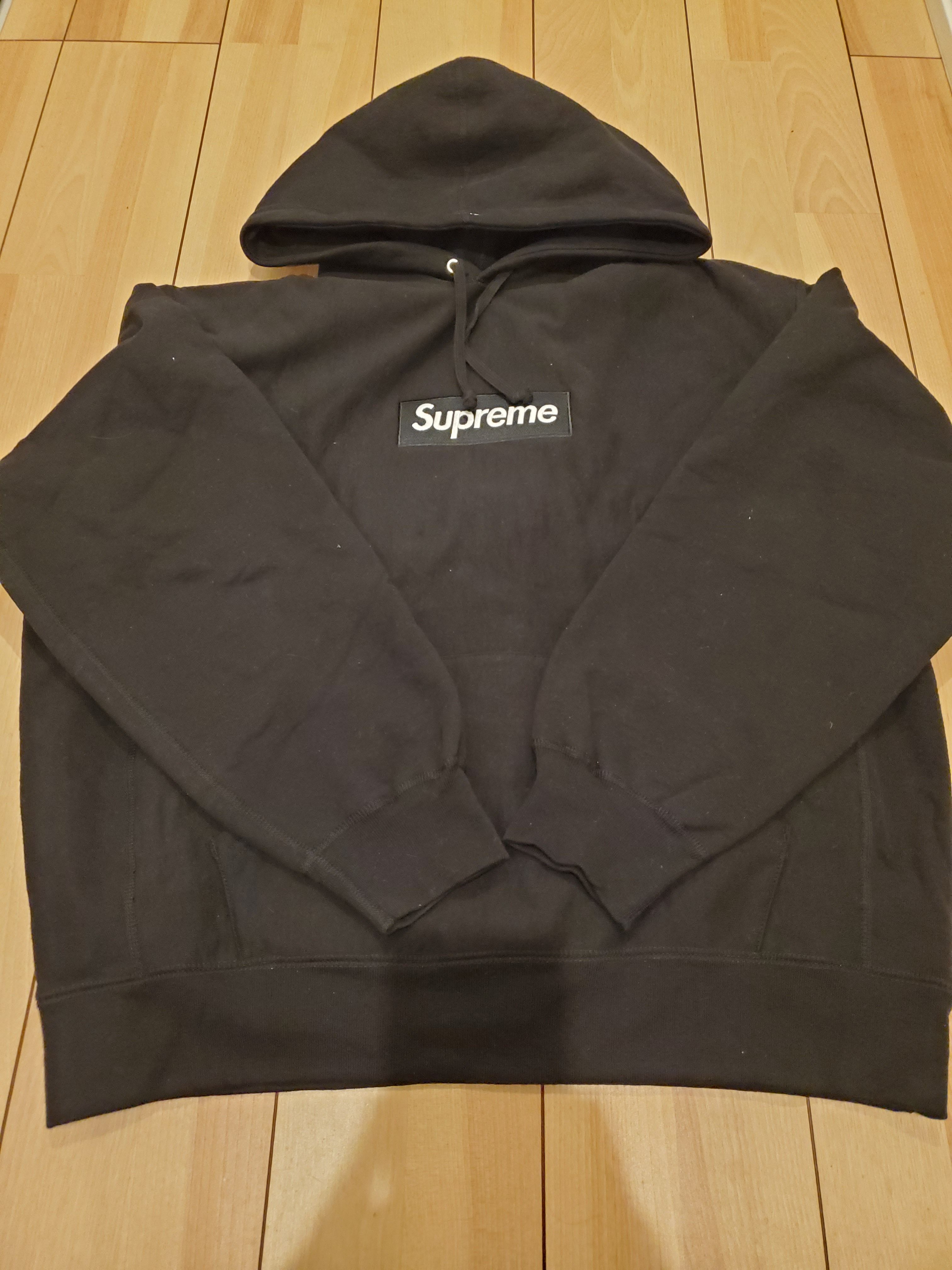 Supreme Box Logo Hooded Sweatshirt "Black" (23FW)