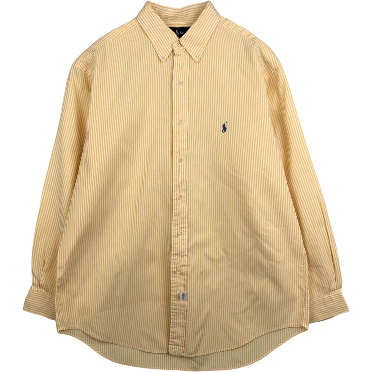 古着 ラルフローレン Ralph Lauren YARMOUTH 長袖 ボタンダウンストライプシャツ メンズL相当/eaa631287