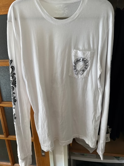 Chrome Hearts Horse Shoe L/S T-Shirt "White"
