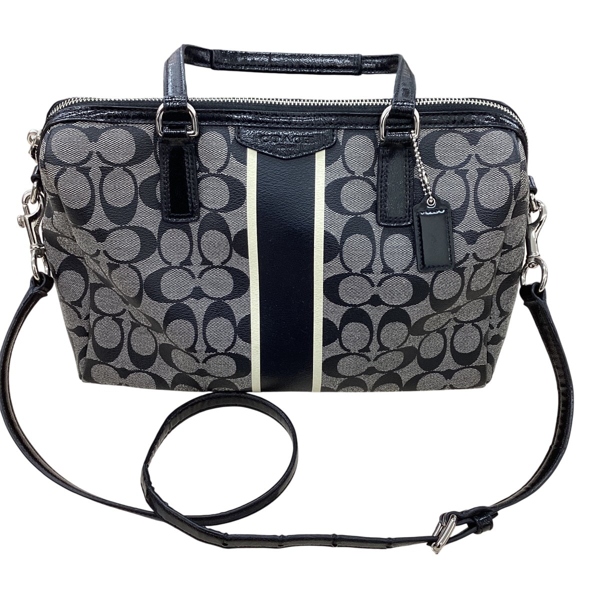 COACH コーチ レディース 2WAYバッグ シグネチャー F30662 グレー