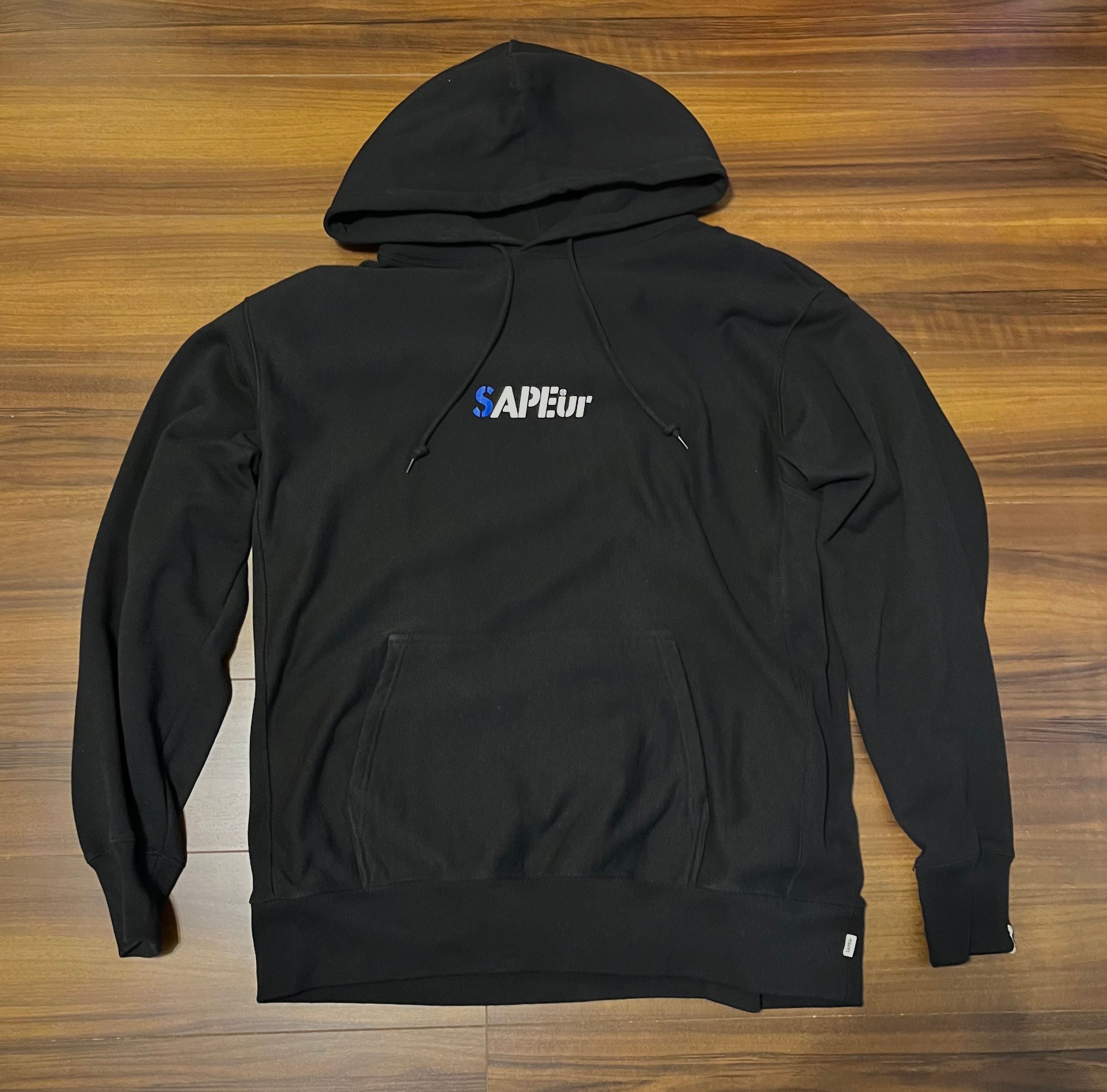 SAPEur atmos Head Hoodie "Black"