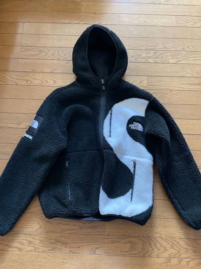 Supreme x The North Face S Logo Hooded Fleece Jacket "Black"