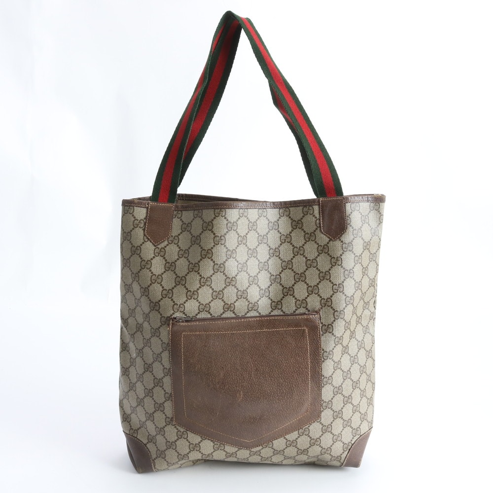 B (目立った傷や汚れなし)】美品 GUCCI グッチ GGスプリーム トート 