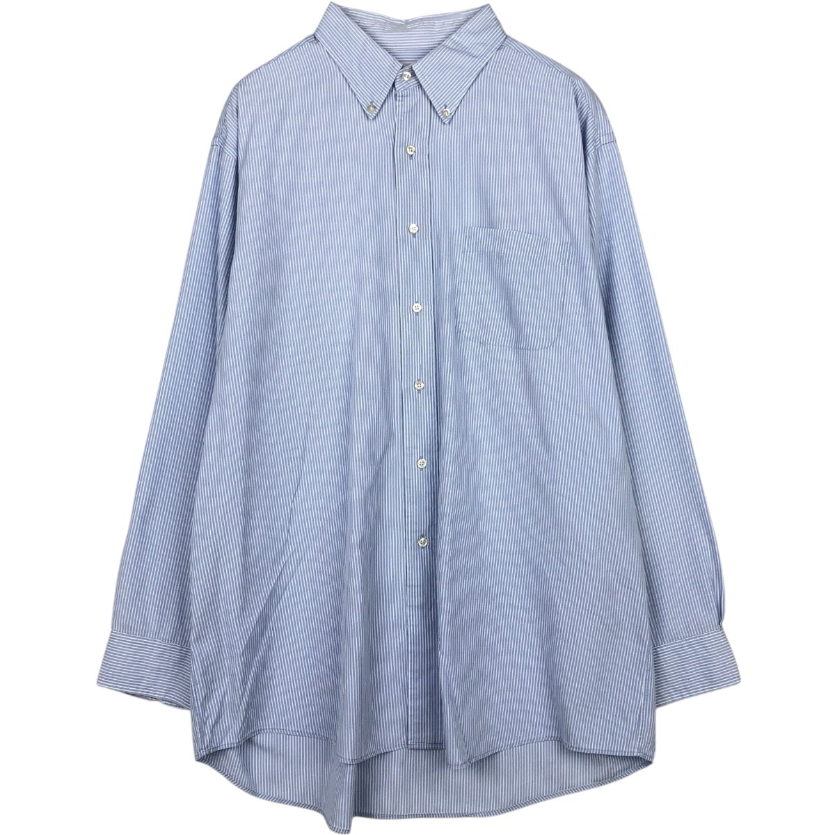 古着 ブルックスブラザーズ Brooks Brothers Est.1818 長袖 ボタンダウンストライプシャツ メンズXL相当/eaa673016