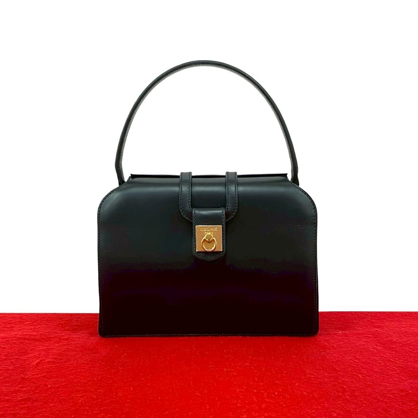B (目立った傷や汚れなし)】CELINE セリーヌ ロゴ リング金具 B (目立った傷や汚れなし)】CELINE セリーヌ ロゴ リング金具