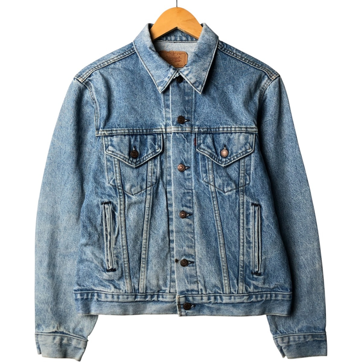 古着 80年代 リーバイス Levi's 70506-0214 デニムジャケット Gジャン USA製 メンズS相当 ヴィンテージ/eaa586845