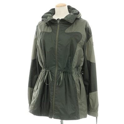 【中古】【未使用】モンクレール MONCLER 2023年春夏 Born To Protect Symphodus パーカー シェルジャケット オリーブグリーン【サイズ1】【レディース】