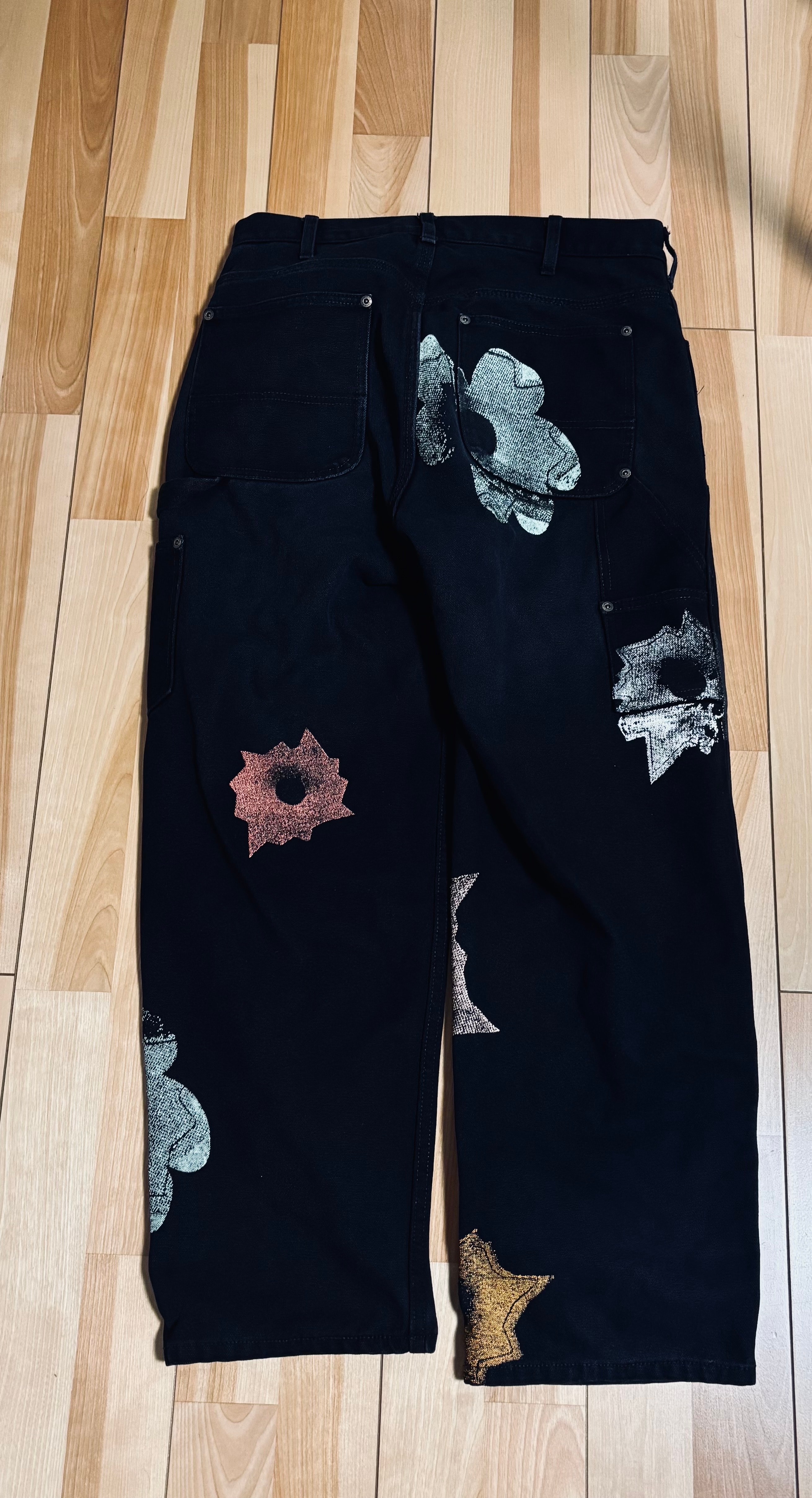 Supreme Nate Lowman Double Knee Painter Pant "Black"