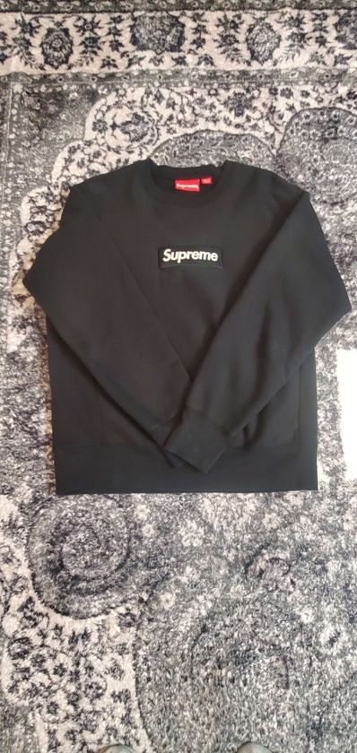 Supreme Box Logo Crewneck Sweatshirt "Black" (18FW)