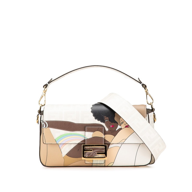 FENDI フェンディ ミニボストンバッグ ヴィンテージ  FFロゴ ズッキーノ PVC ハンドバッグ ベージュ レディース C (やや傷や汚れあり)】フェンディ FENDI ハンドバッグ FFロゴ