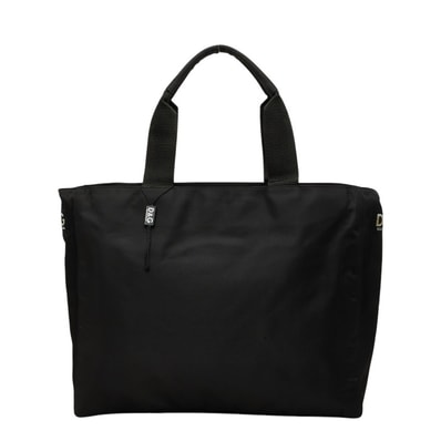 ドルチェアンドガッバーナ トートバッグ ブラック ナイロン レディース DOLCE&GABBANA 【中古】