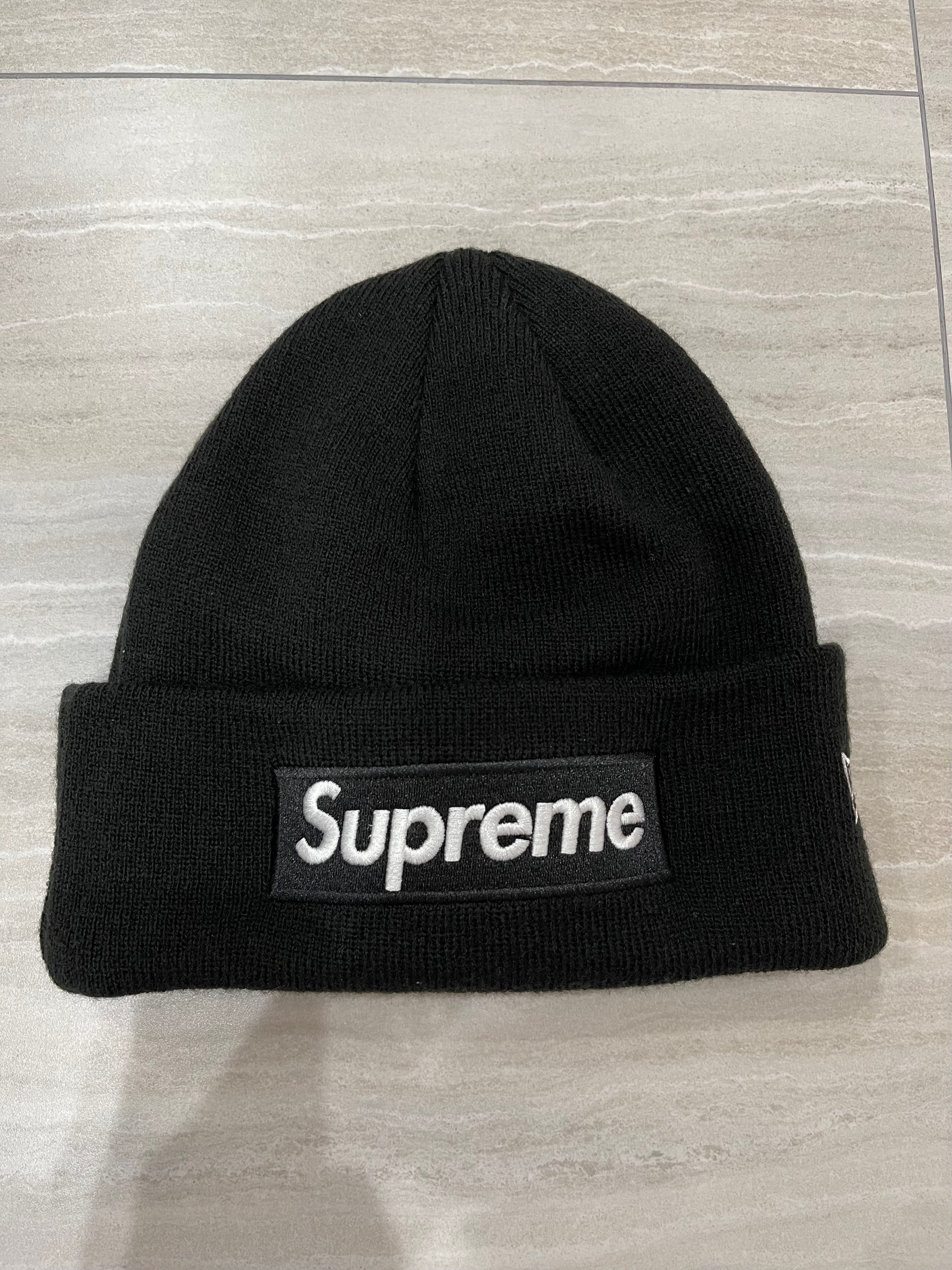 Supreme New Era® Box Logo Beanie "Black" (21FW)