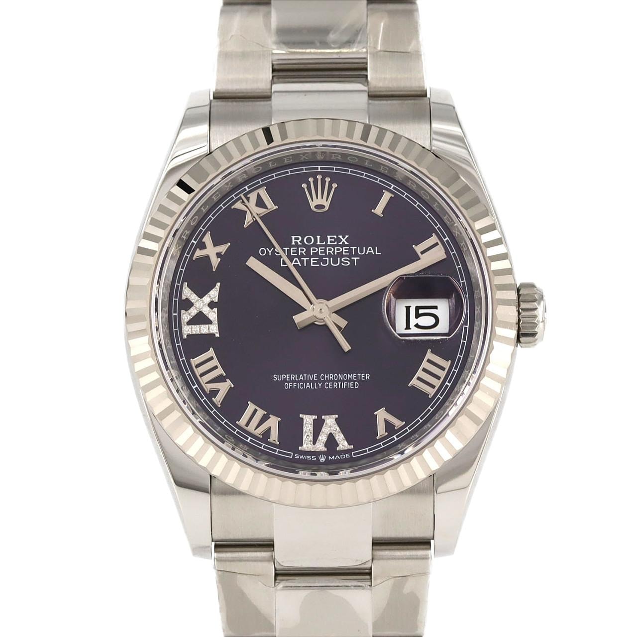 【新品】ロレックス デイトジャスト 126234・3 SSxWG 自動巻