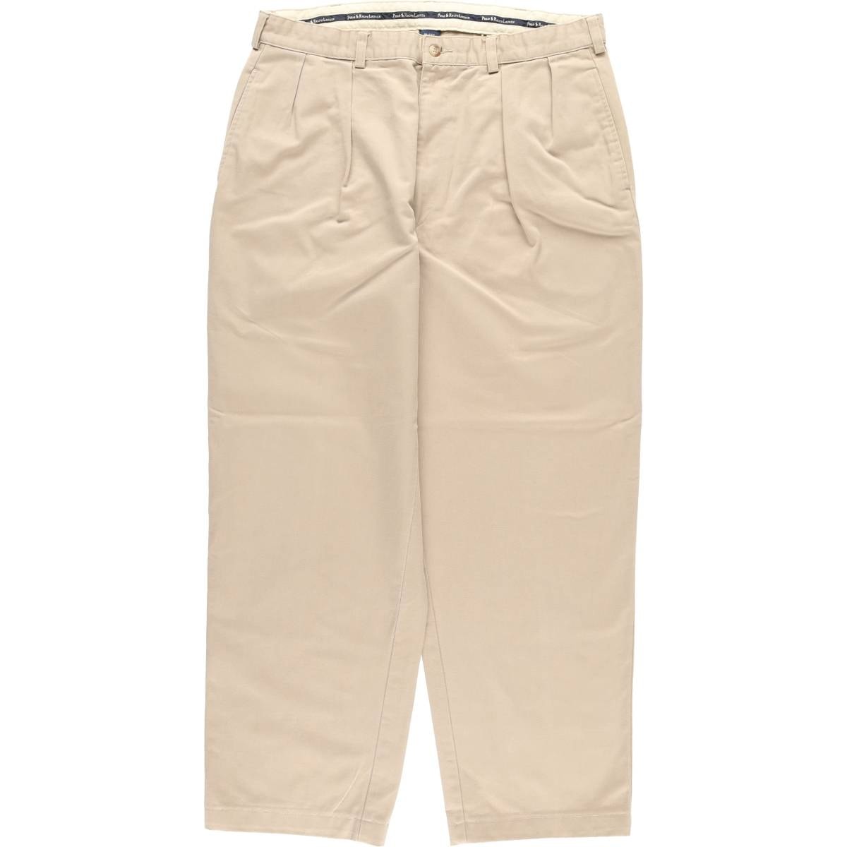 古着 ラルフローレン Ralph Lauren Polo Ralph Lauren ANDREW PANT ツータック チノパンツ メンズw35相当/eaa608478