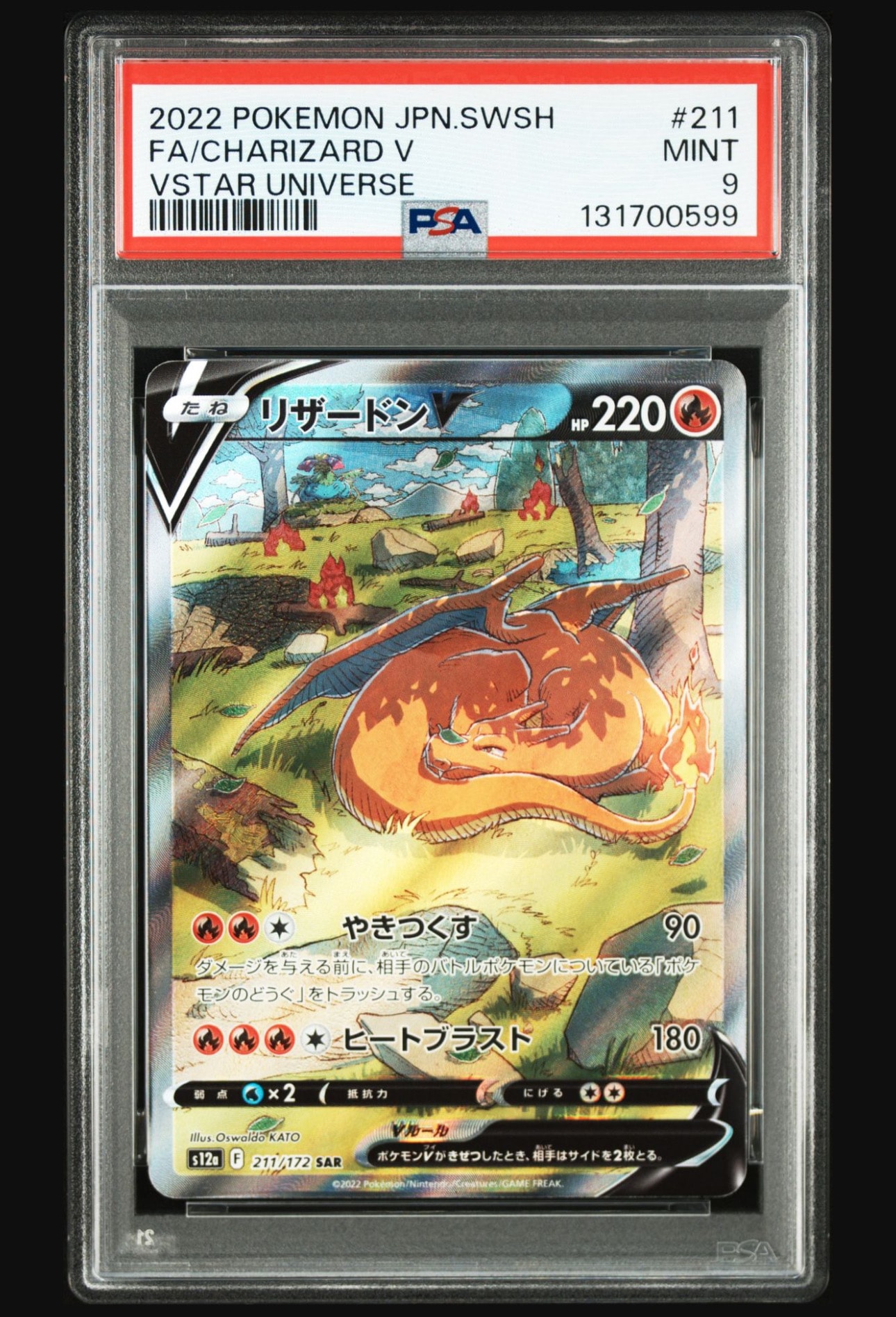 リザードンV SAR[s12a 211/172](ハイクラスパック「VSTARユニバース」)