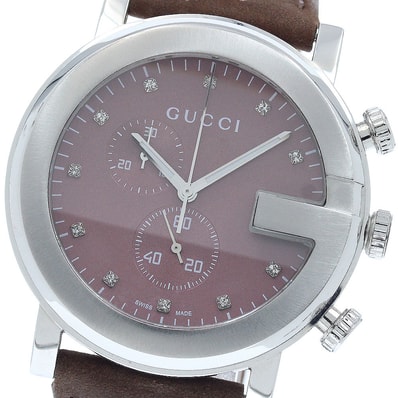 ☆良品 グッチ Gラウンド 101M/YA101344 メンズ 【中古】