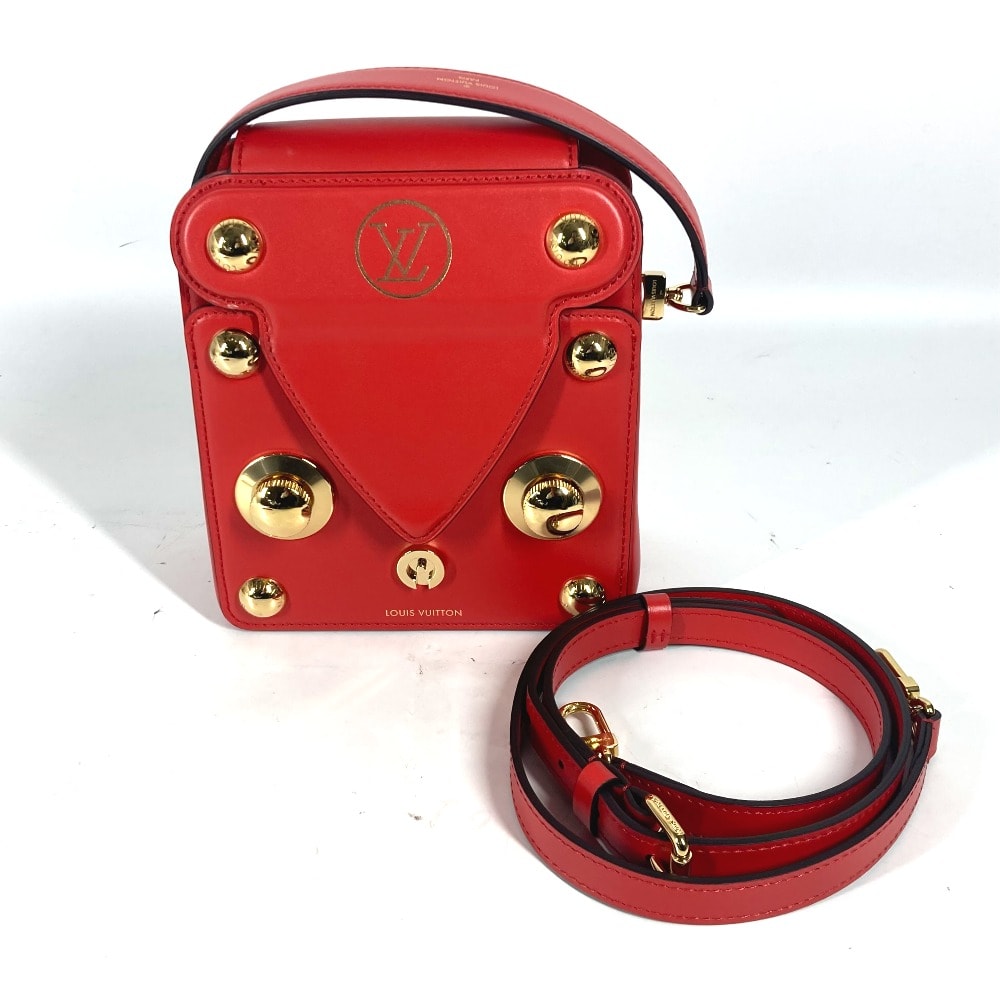 ルイヴィトン LOUIS VUITTON Sロックバッグ XL   M82215 LVロゴ カバン 斜め掛け 2WAYバッグ ハンドバッグ ショルダーバッグ レザー ルージュ レッド系