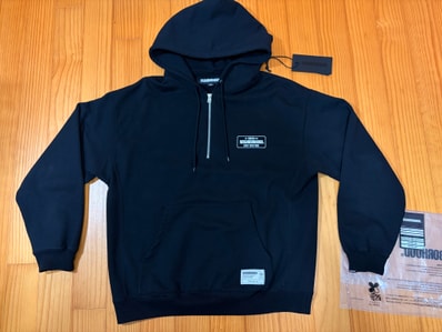 NEIGHBORHOOD Classic Sweat Half Zip Hoodie LS "Black"