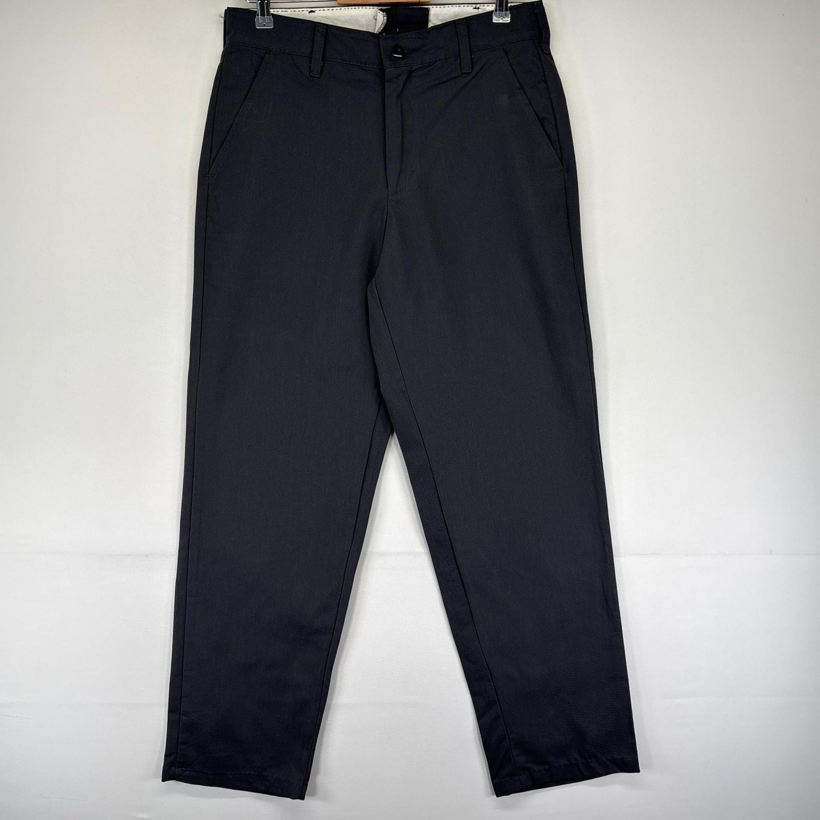 古着 レッドキャップ RED KAP パンツ チノパン ワンポイントロゴ ワーク 作業着 ジッパーフライ w32 L34  グレー系 メンズ