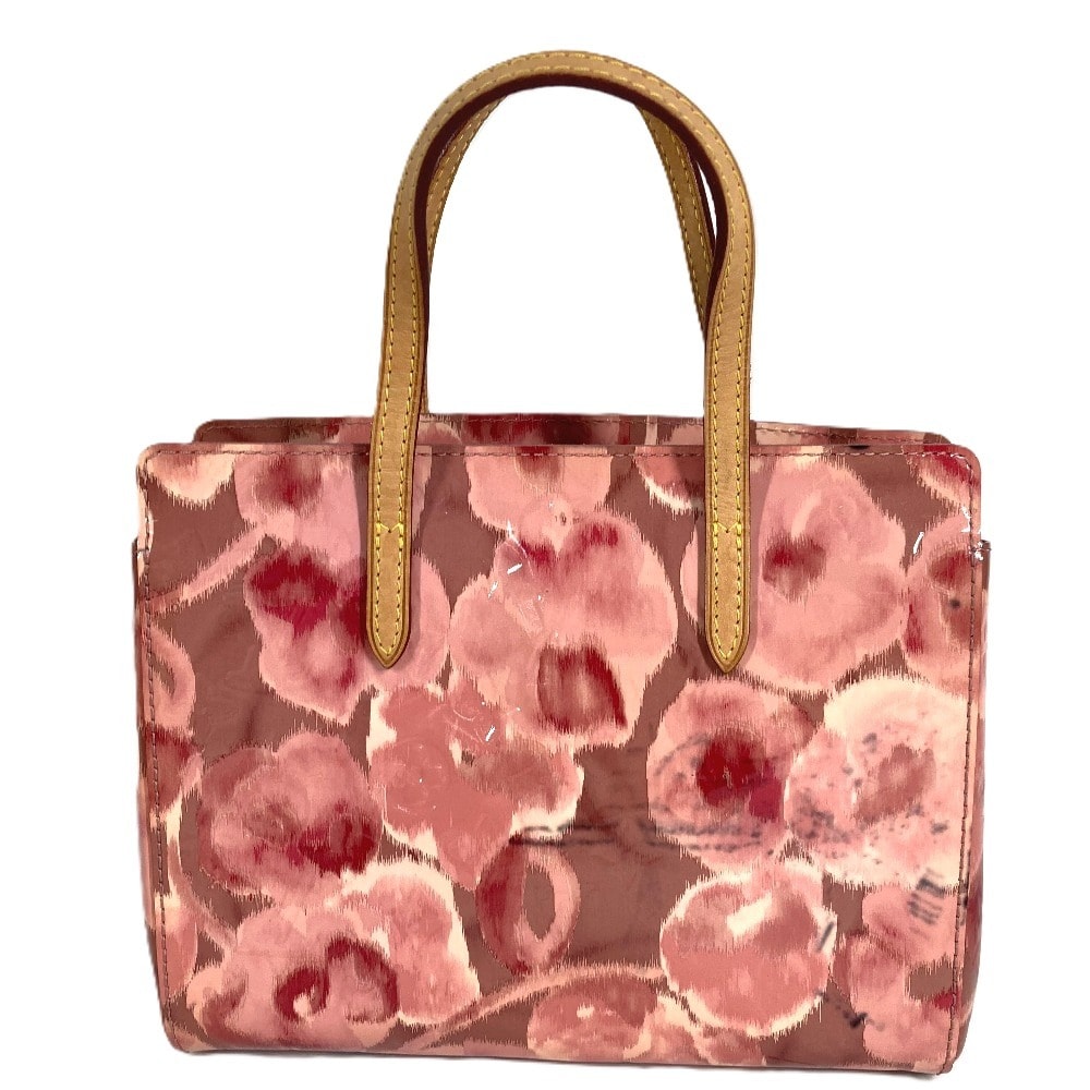 ルイヴィトン LOUIS VUITTON カタリーナBB カタリーナ BB M90040 イカットフラワー カバン トートバッグ ハンドバッグ パテントレザー ピンク