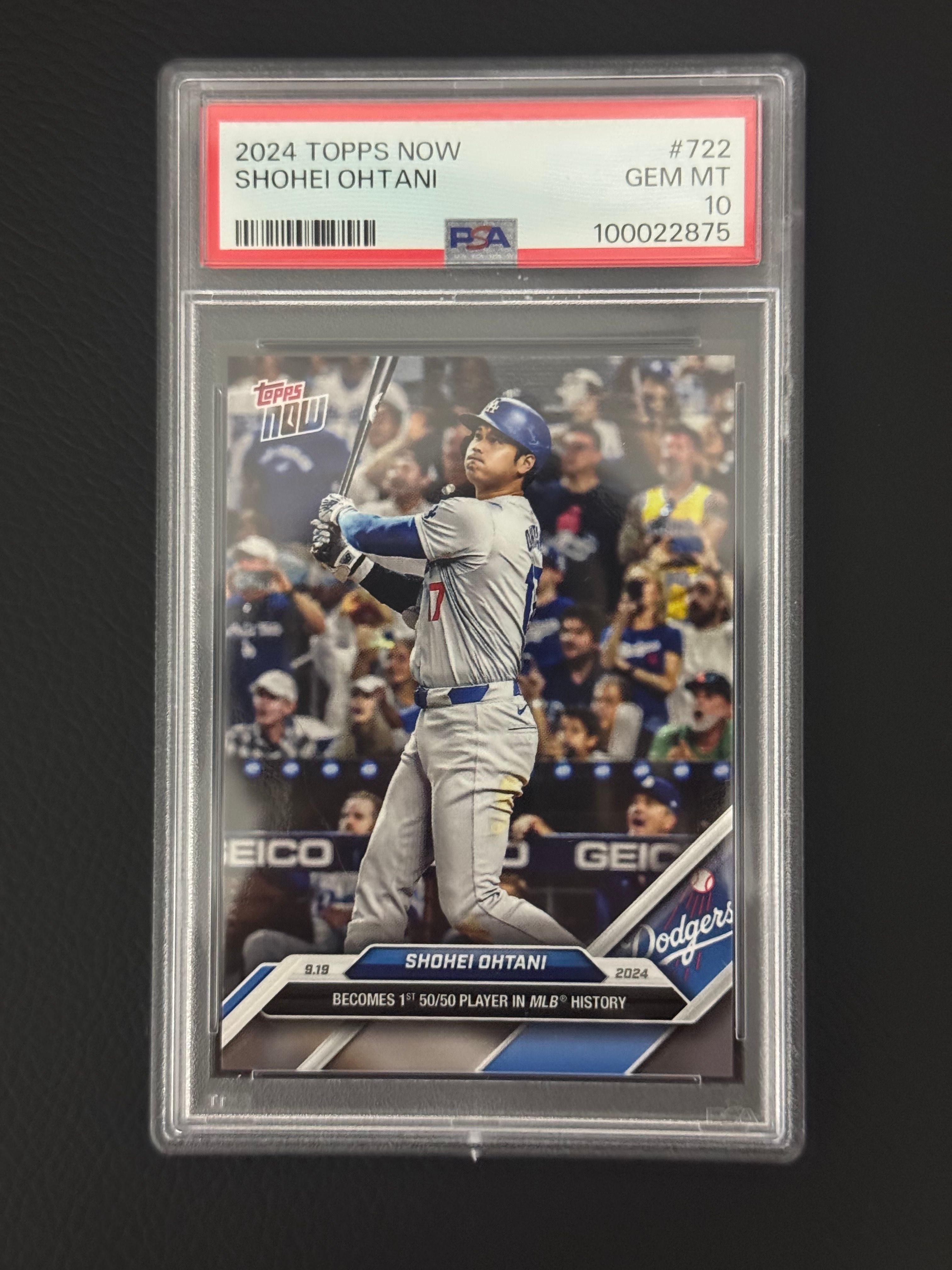 大谷翔平 [722](2024 MLB トップスナウカード「50/50 Club 9/19/24」)