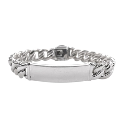TIFFANY&Co. ティファニー IDブレスレット ブレスレット
SV925 シルバー 新品仕上済 レディース
【中古】