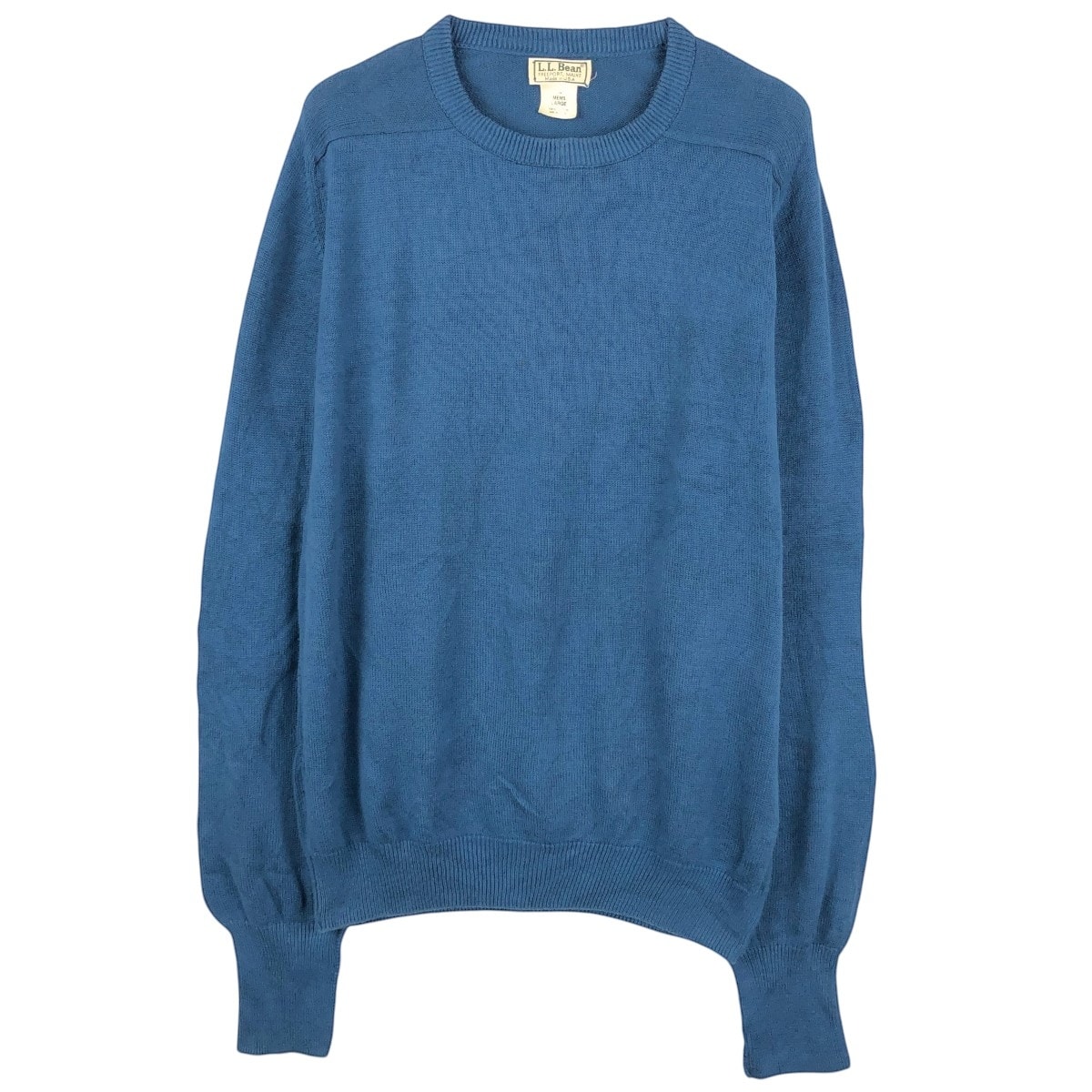 古着 80~90年代 エルエルビーン L.L.Bean コットンニットセーター USA製 メンズL相当 ヴィンテージ/eaa672444