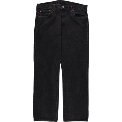 古着 リーバイス Levi's 501 ブラックデニム ストレートデニムパンツ メンズw35相当/eaa577478