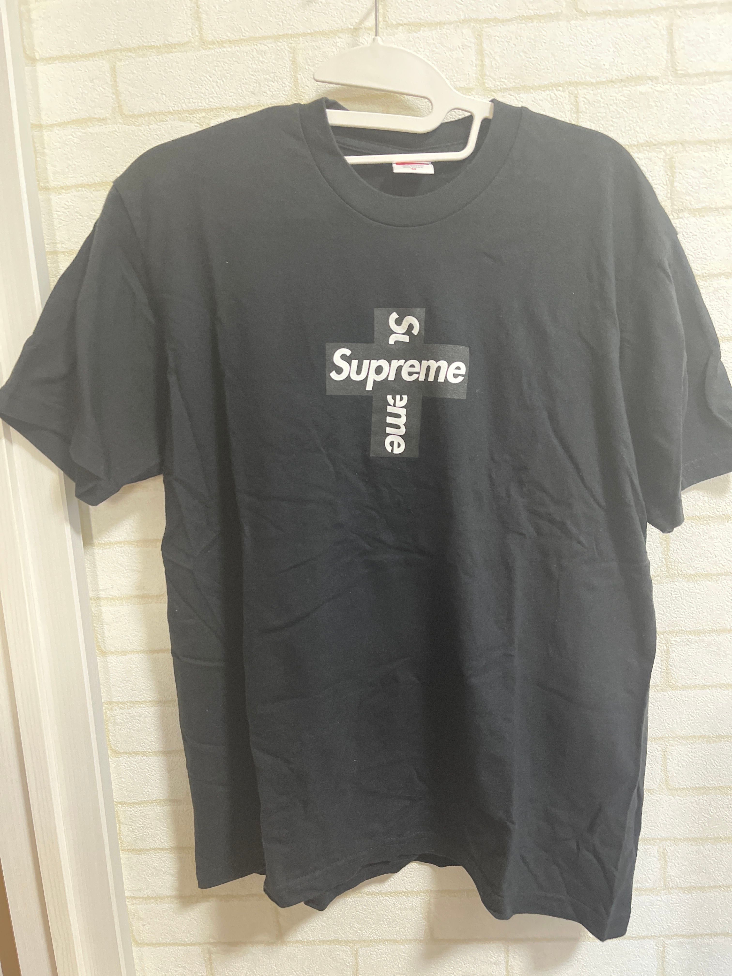 Supreme Cross Box Logo Tee "Black"