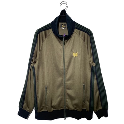 NEEDLES x Loftman Exclusive Track Jacket Poly Smooth "Olive/Black"