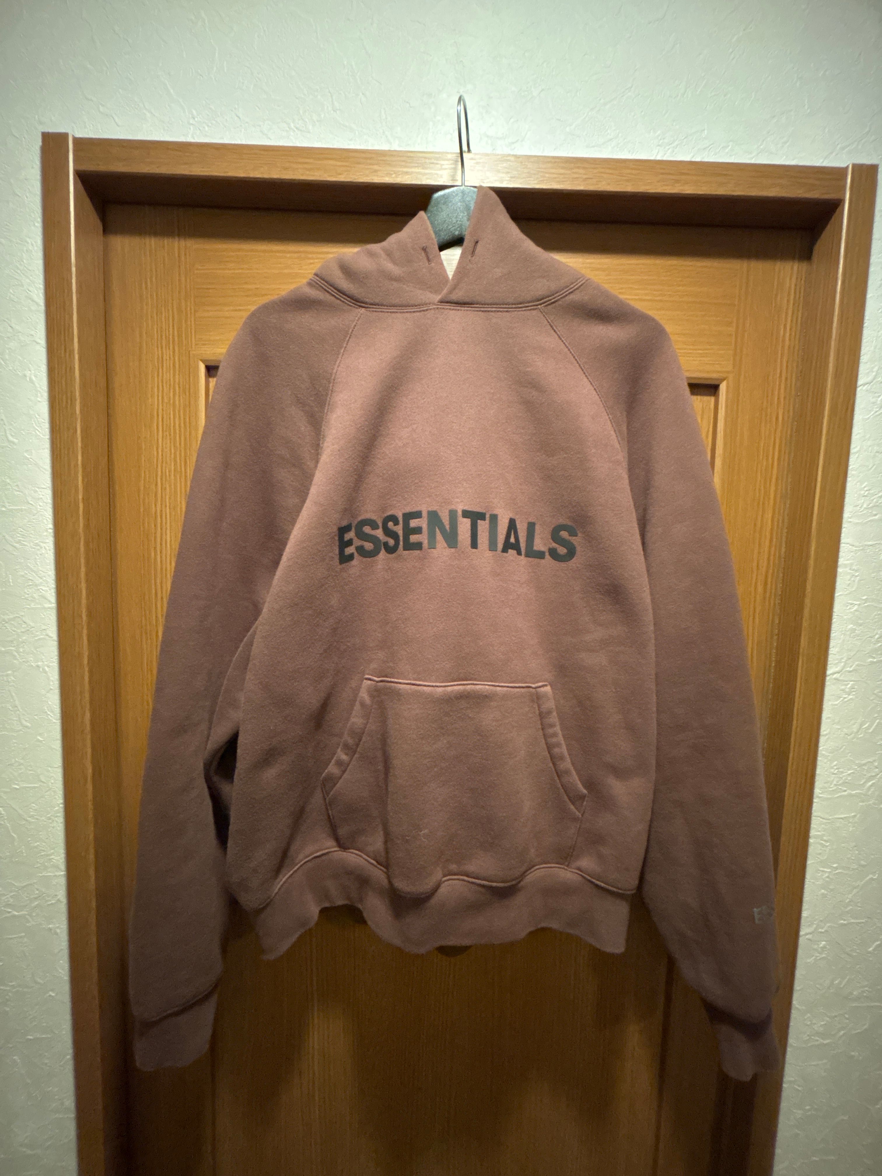 FEAR OF GOD ESSENTIALS / SSENSE 3D Silicon Applique Pullover Hoodie "Rain Drum"