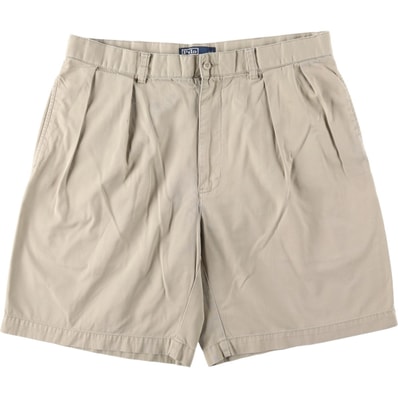 古着 ラルフローレン Ralph Lauren POLO by Ralph Lauren TYLER SHORT ツータック チノショーツ ショートパンツ メンズw36相当/eaa660748