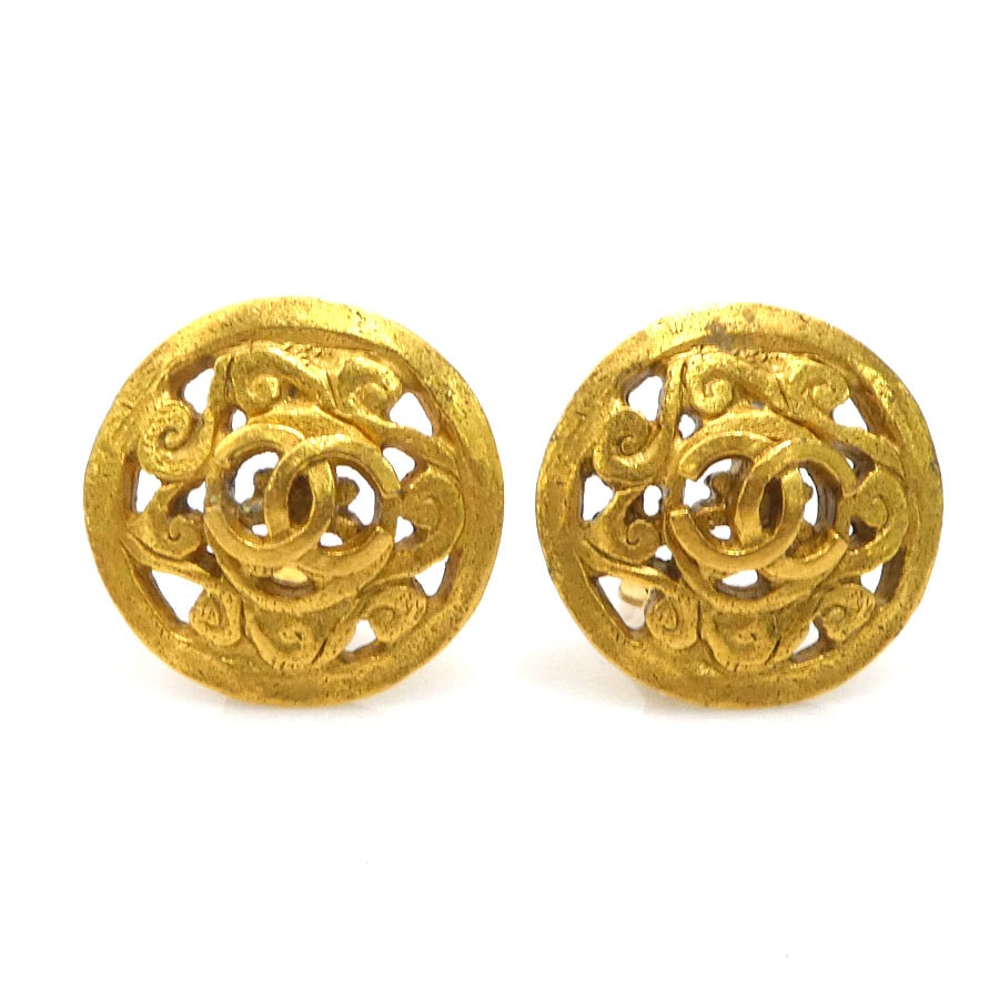 シャネル CHANEL イヤリング メタル ゴールド レディース【中古】 56669a