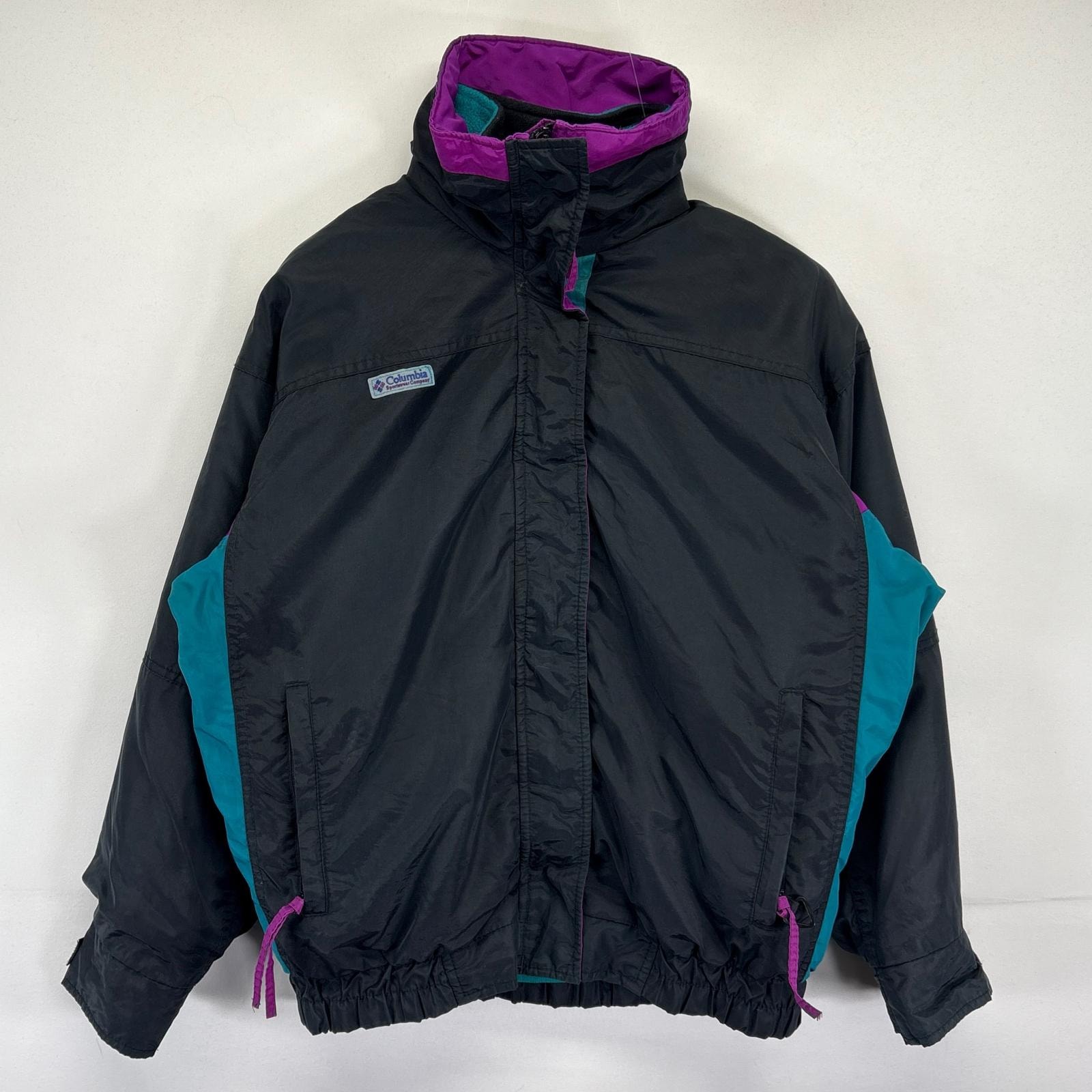 古着 コロンビア Columbia マウンテンジャケット ナイロンジャケット ワンポイントロゴ アウトドア bugaboo S マルチカラー レディース
