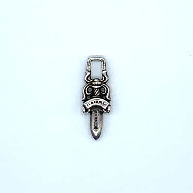 Chrome Hearts #5 Dagger Charm Zip 1 "Silver"