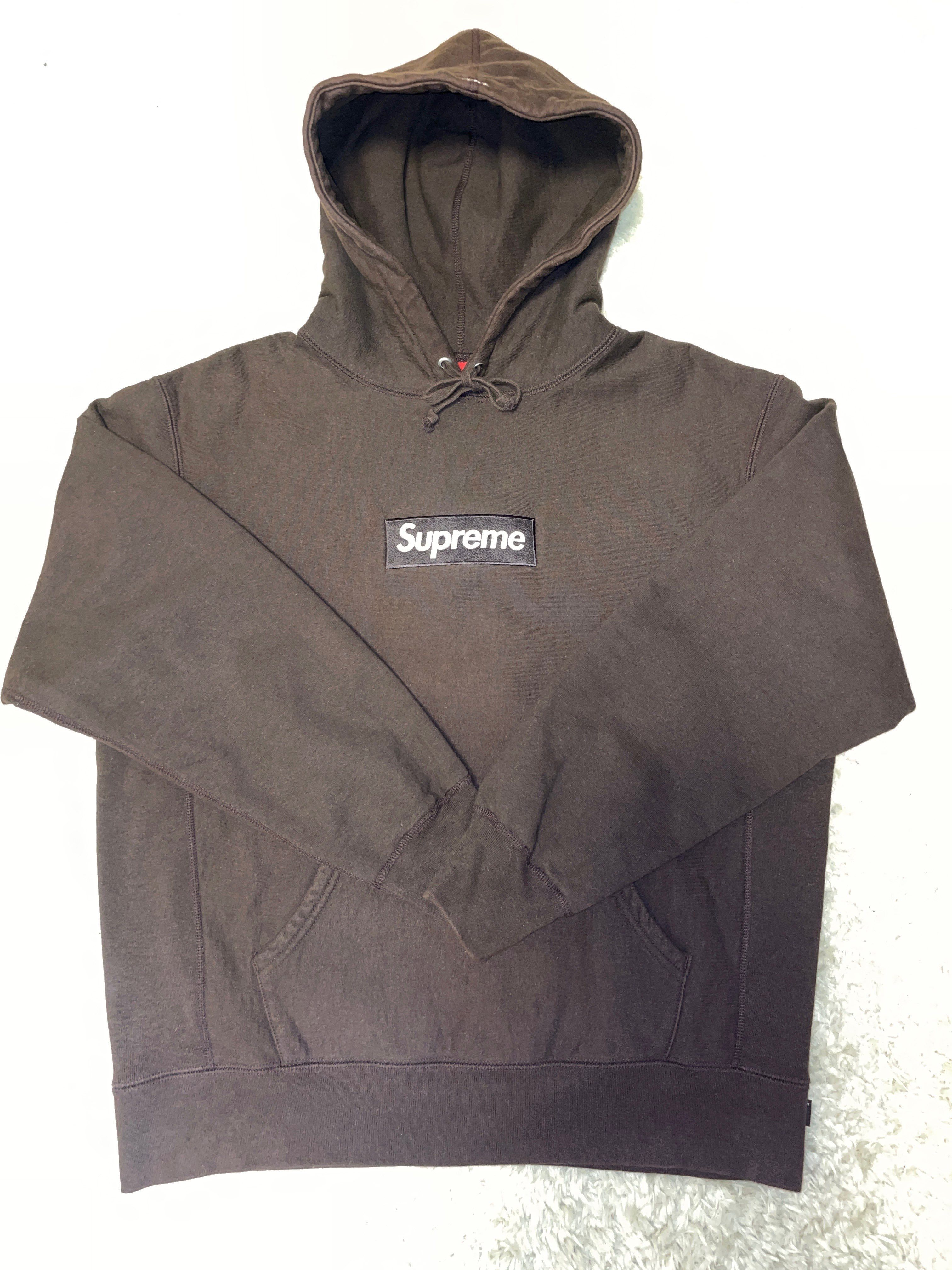 Supreme Box Logo Hooded Sweatshirt "Dark Brown" (21FW)