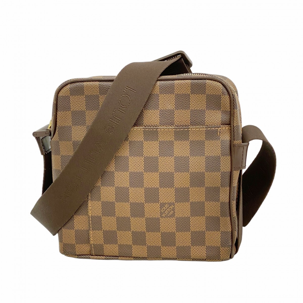 【6dd4739】ルイヴィトン ショルダーバッグ ダミエ オラフPM N41442 エベヌ【中古】レディース