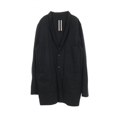 リックオウエンス Rick Owens LIDO JACKET テーラードジャケット 衣料品 アウター ウール コットン メンズ ブラック系 【中古】