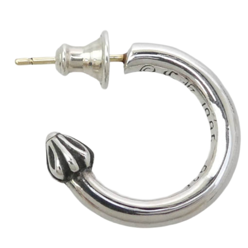 Chrome Hearts Hoop Plain Earrings "Silver"