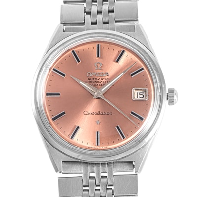 OMEGA オメガ コンステレーション デイト 168.015 サーモンピンク ステンレススチール【中古】