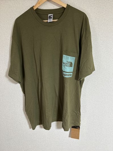 Supreme x The North Face Printed Pocket Tee "Olive"
