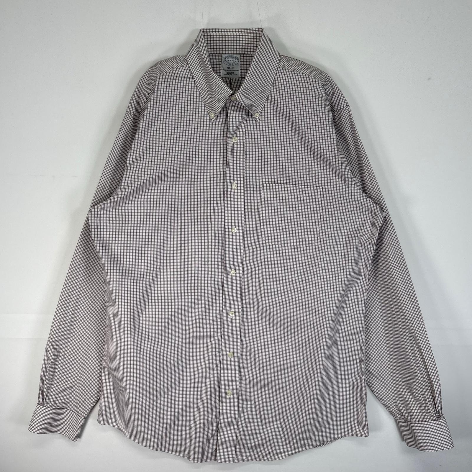 古着 ブルックスブラザーズ Brooks Brothers 長袖シャツ ボタンダウン 1818 REGENT L  レッド系 チェック メンズ