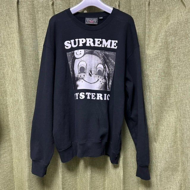 Supreme x HYSTERIC GLAMOUR Crewneck "Black"