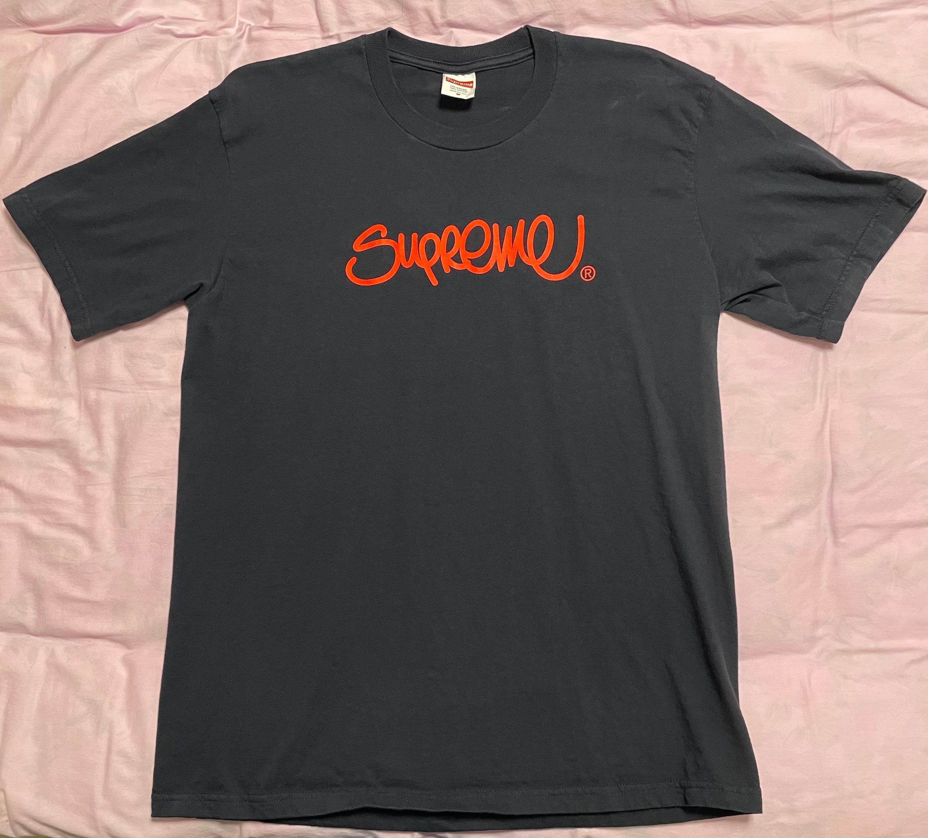 Supreme Handstyle Tee "Navy"